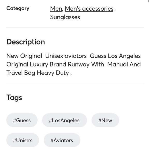 New Guess Aviators Sunglasses Travel Bag With Manual Original Unisex. - Picture 9 of 12